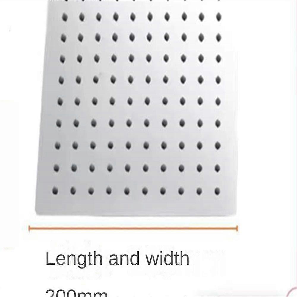 Rustproof Pressurized Shower Head Durable Silica Gel Anti-blocking Bathroom Shower