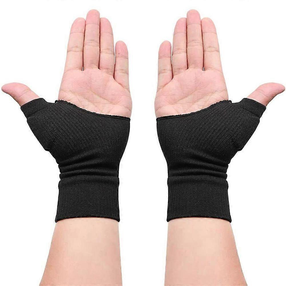 Gel Compression Thumb Support Protector Sleeve Arthritis Gloves RSI Joint Pain