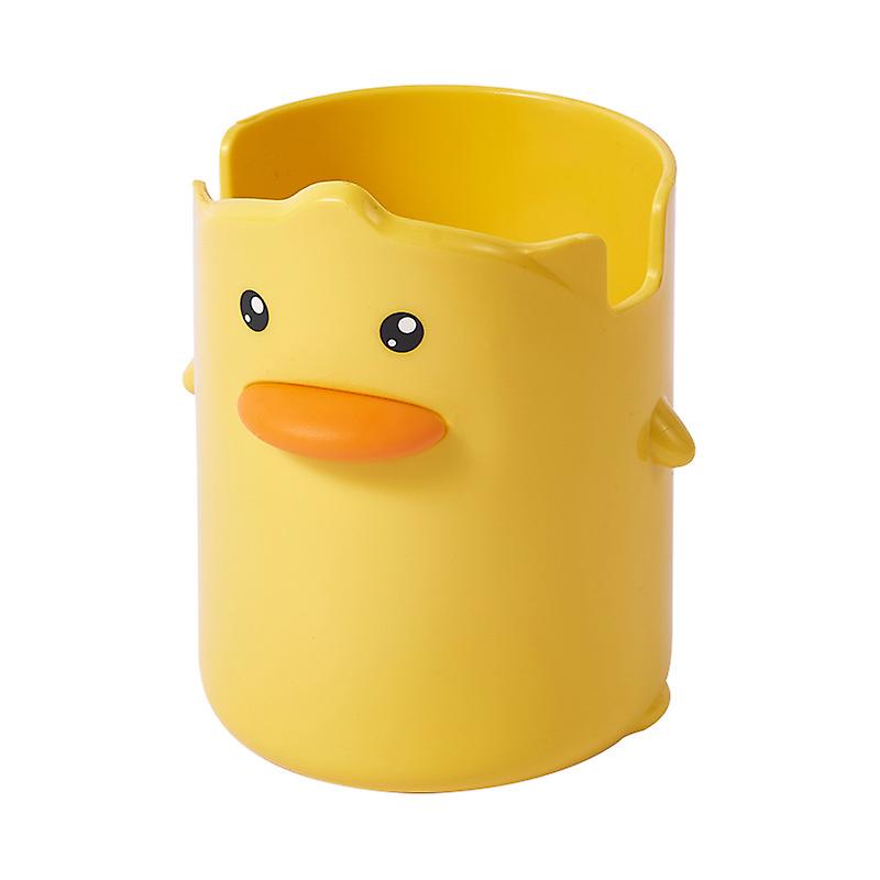 Yellow Duck Pen Holder