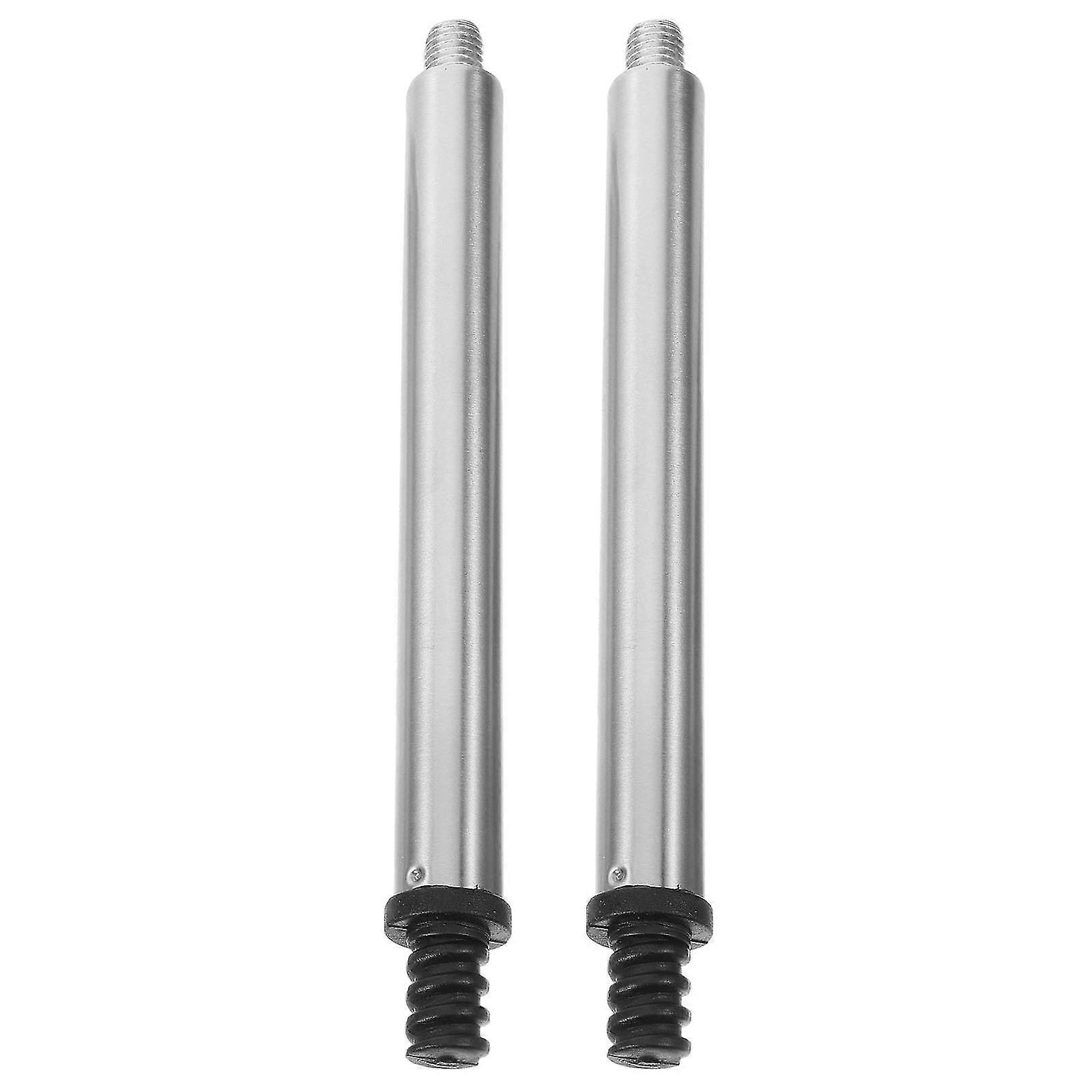 2pcs Toilet Brush Handle Accessory Screw Connector Self-locking Toilet Brush Head Adapter