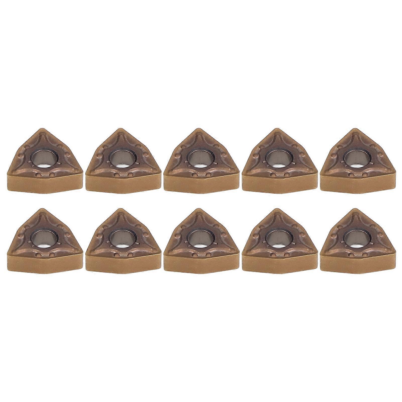 10Pcs Turning Insert Blade Cemented Carbide Lathe Inserts Tip for Rough Machining Stainless Steel