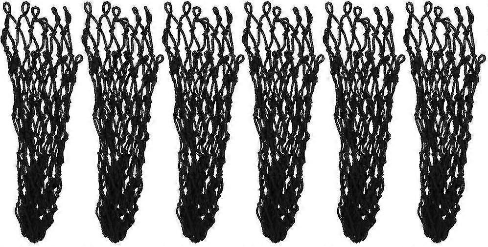 6pcs Billiards Net Hollow Out Pool Table Pocket Nets For Billiards Trainning Spair Table Bag