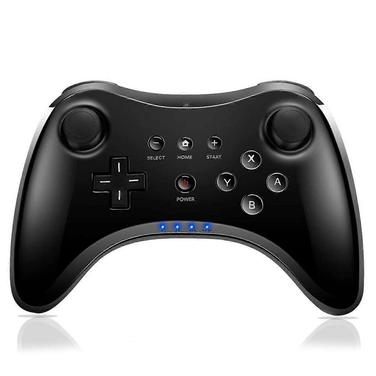 SCSYV Pro Controller for Wii U, Wireless Controller for Nintendo Wii U Controller Gamepad Joystick Dual Analog Game Controller (Black)