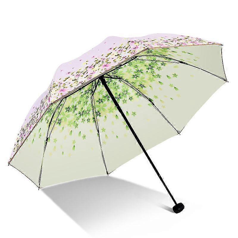 2023 - مظلة الشمس والمطر SPF 50+ قابلة للطي السفر مظلة الشمس المضادة للأشعة فوق البنفسجية حماية المظلات يندبروف دوب