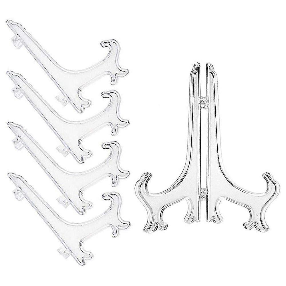 12 Pieces Plastic Easels Plate Racks