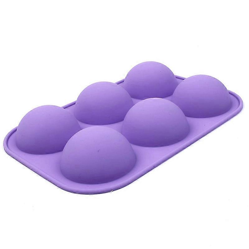 2 PCS 6 Even Small Semi-Circular Silicone Cake Mold