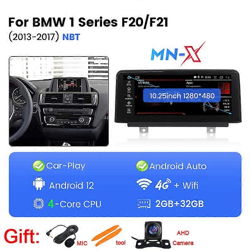Navifly ID8 Android Tout en un Autoradio Stéréo Pour BMW F20 F21 F30 F31 F34 F32 F33 F36 NBT Carplay Auto GPS système intelligent