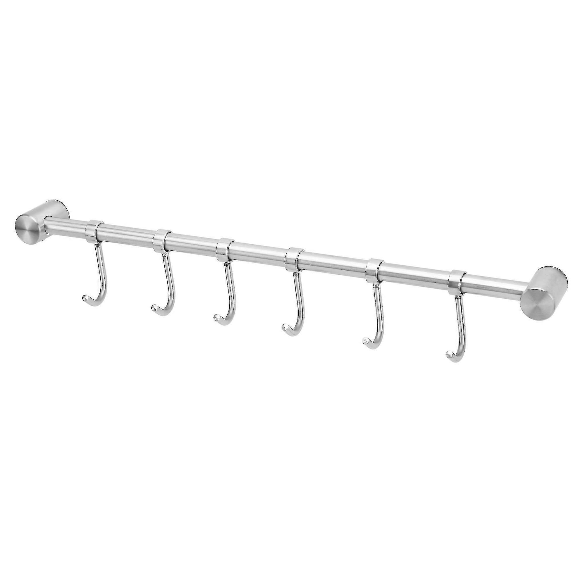 Less Steel Kit Hanging Strip With 5 Hooks - Kit Railing Hanging Bar