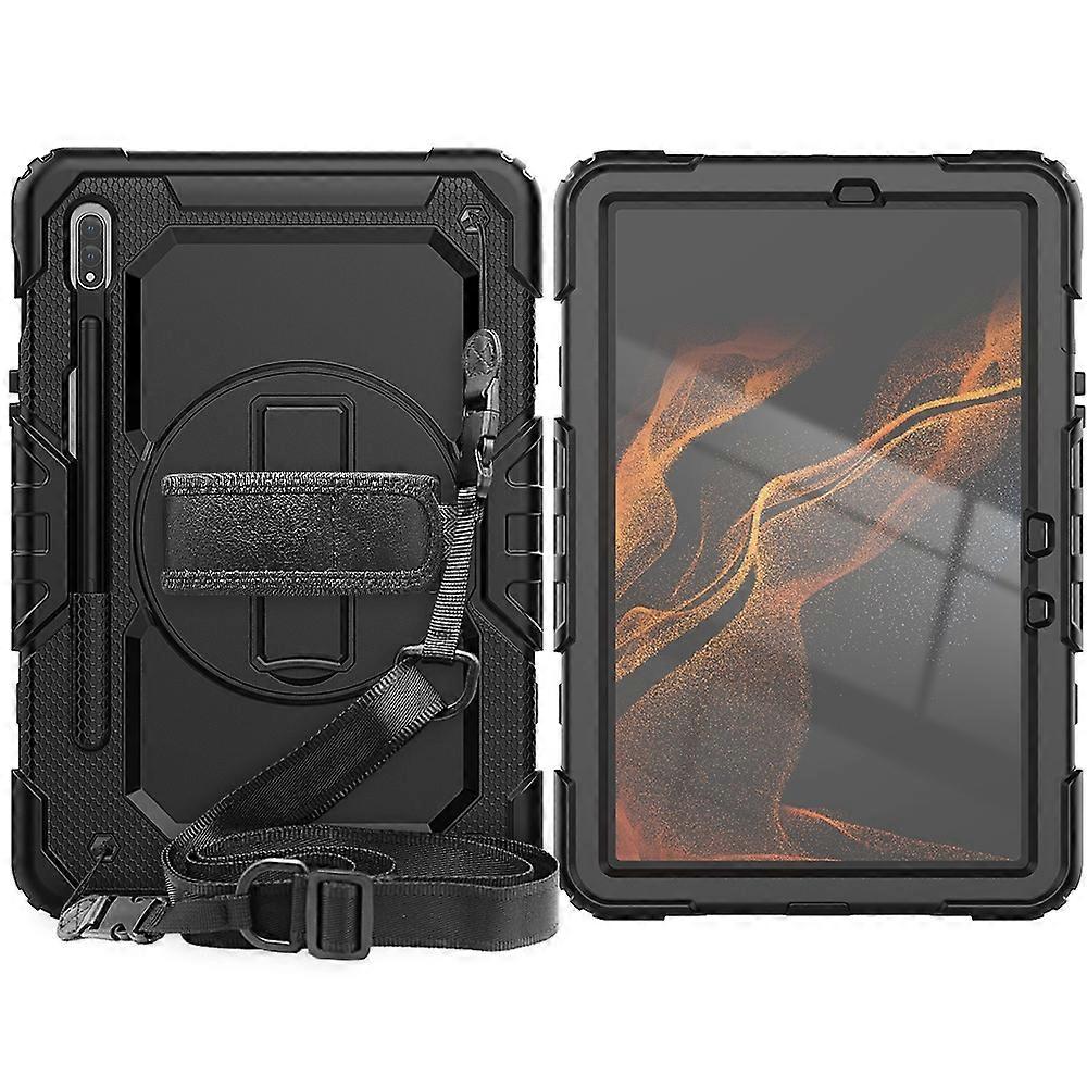 Para Samsung Galaxy Tab S8 11 polegadas SM-X700 Silicone + Capa para PC