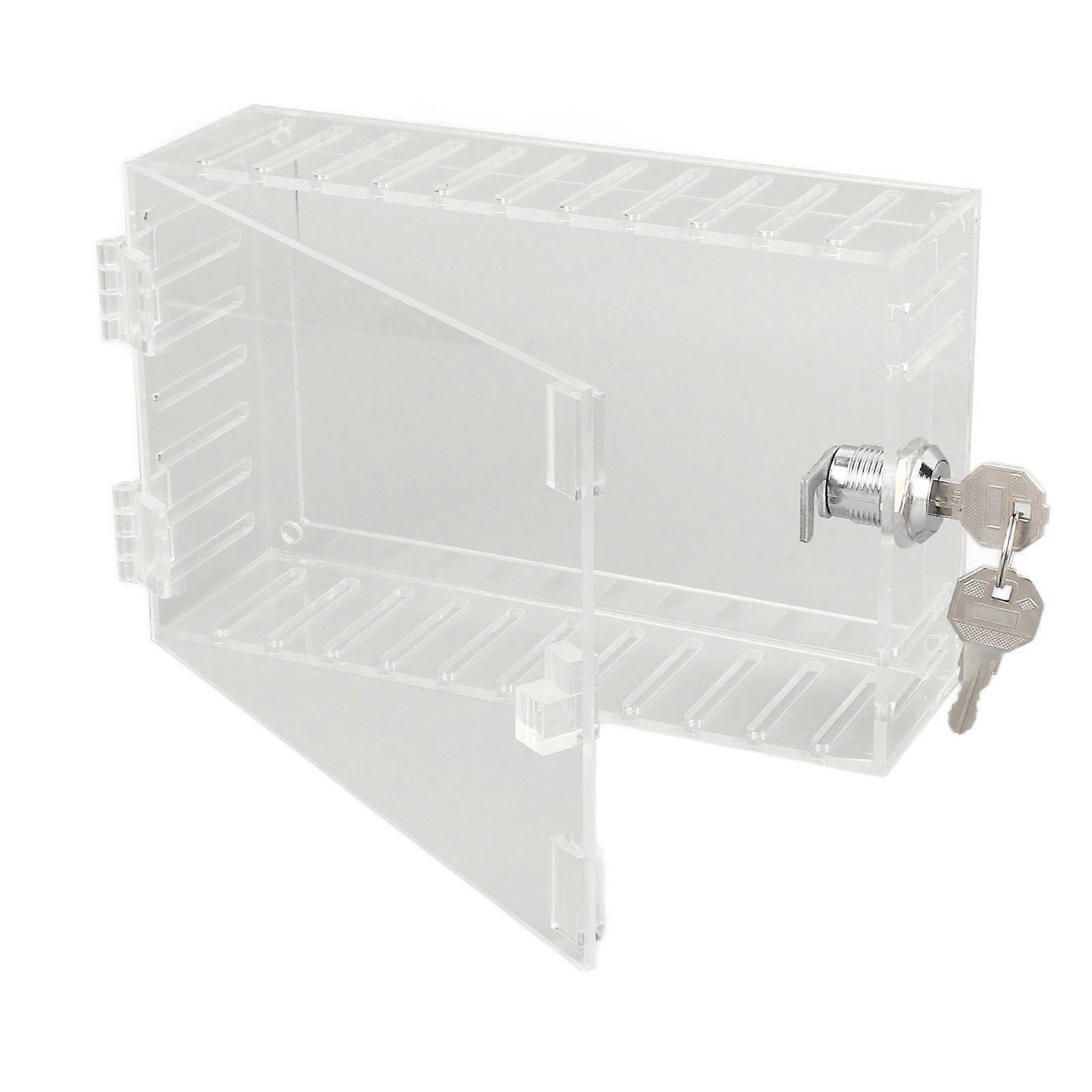 Universal Large Transparent Thermostat Lock Box Guard Wall Mount Type B