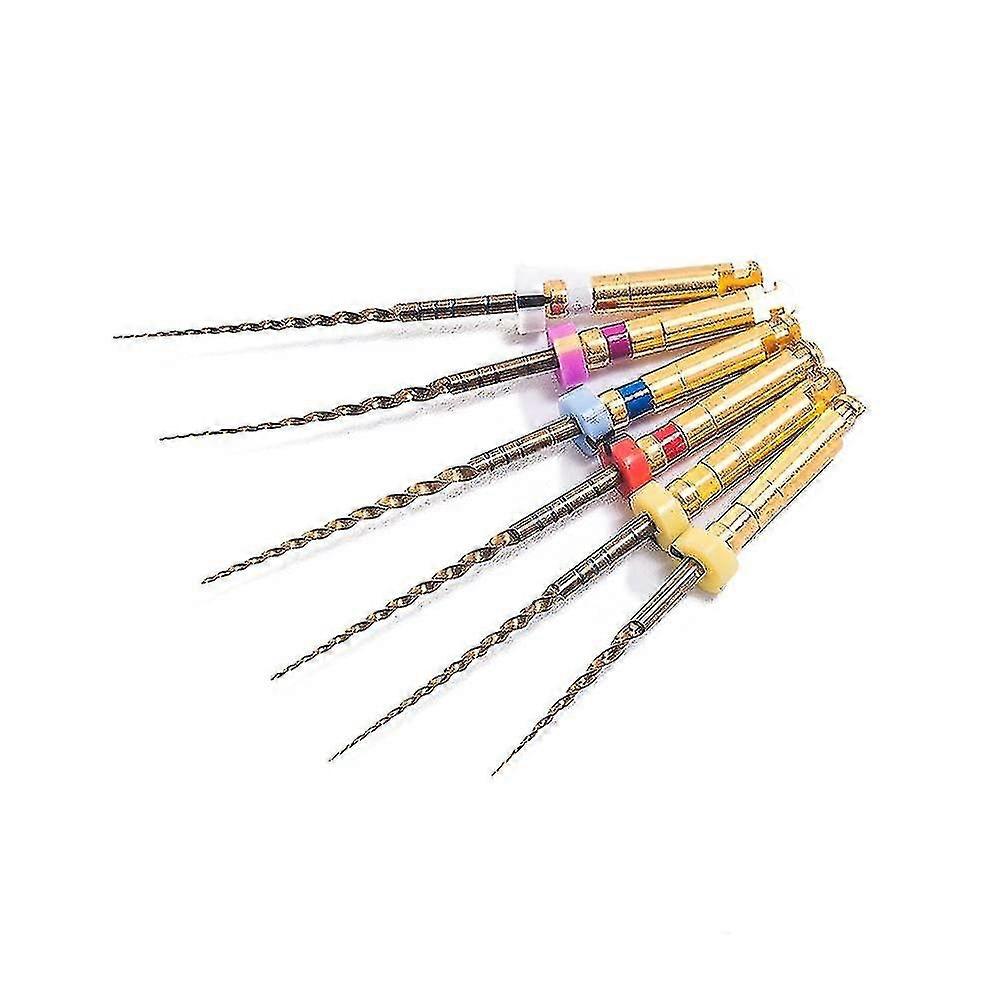 Niti Rotary Files, 6pcs Endo Controlled Memory Files