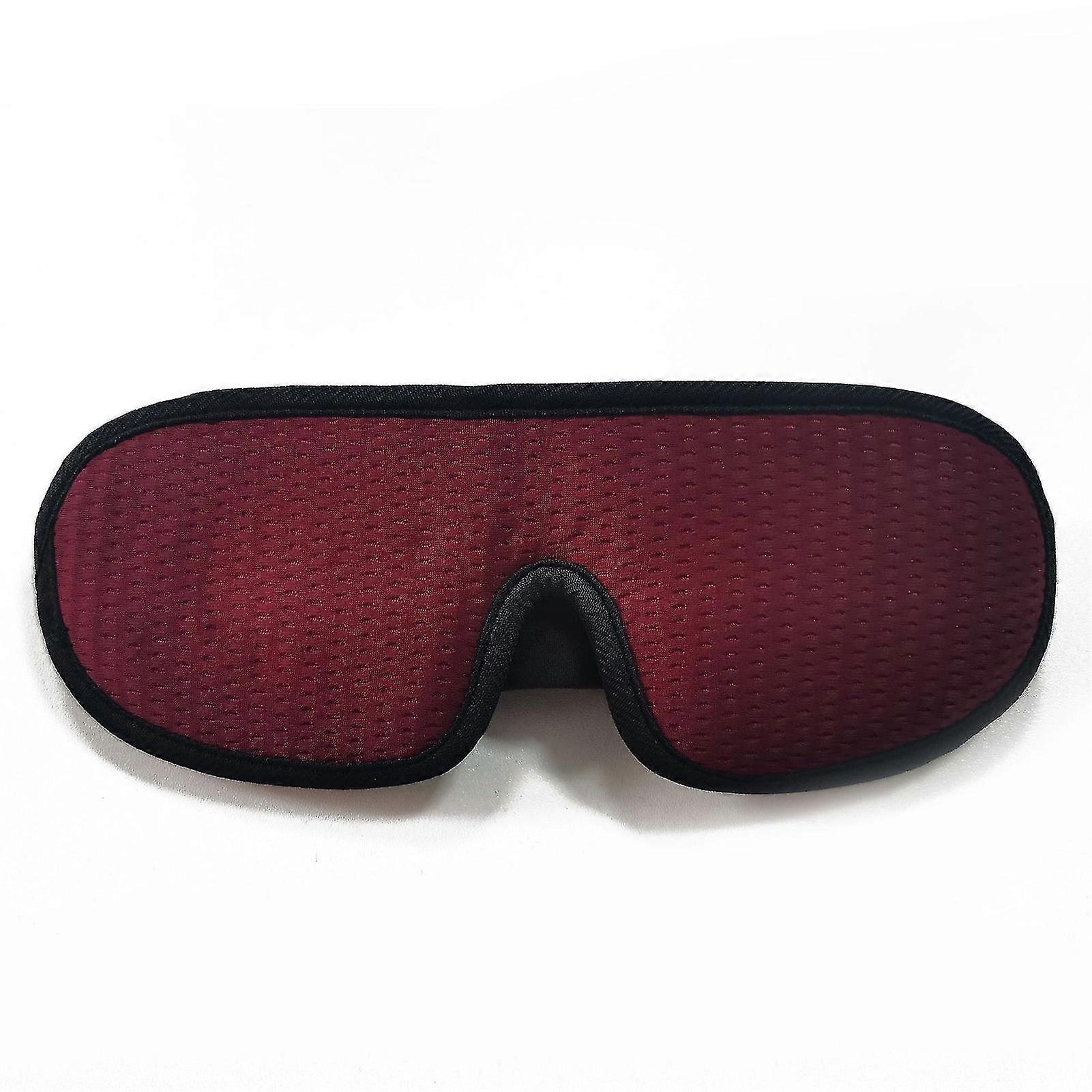 Fuchsia Soft 3D Sleep Eye Cover with Adjustable Strap - Stress Relief and Lightproof