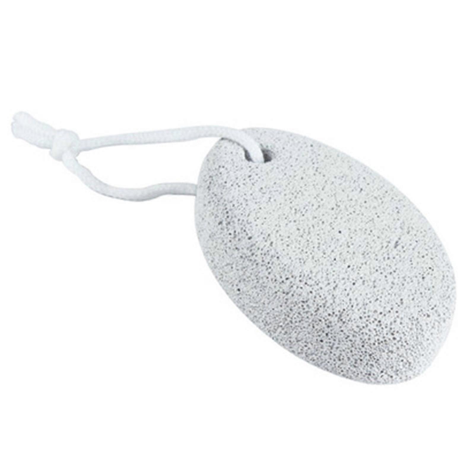 تقشير القدم طحن الحجر البيضاوي الطبيعي فرك الحجر الخفاف الحجر مع حبل المنزلية القدم فرك الحجر