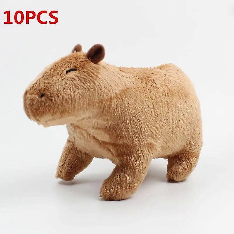 18cm Fluffy Capybara Plush Doll Kawaii Capybara Stuffed Toy Simulation Stuffed Animals Kids Juguetes Birthday Gift Home Decor