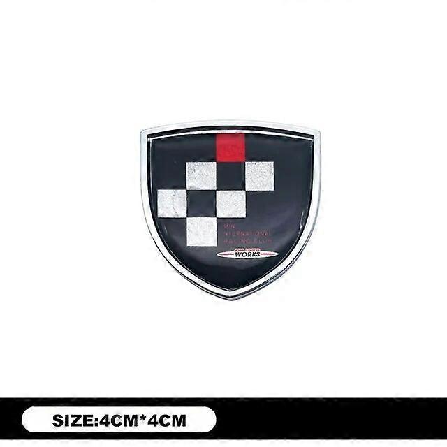 Car Interior For MINI Coopers S One JCW R58 R55 R56 R57 R60 R61 F53 F54 F55 F56 F60 Multi Style Car Metal Sticker Side Door Badge Tail DecalVehicle De