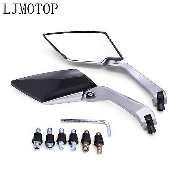 QX 1 Pair Motorcycle RearView Mirror Handlebar Side Mirrors 8 10mm For Yamaha mt 125 01 03 25 TMAX 500 530 t max 500 530 XP500
