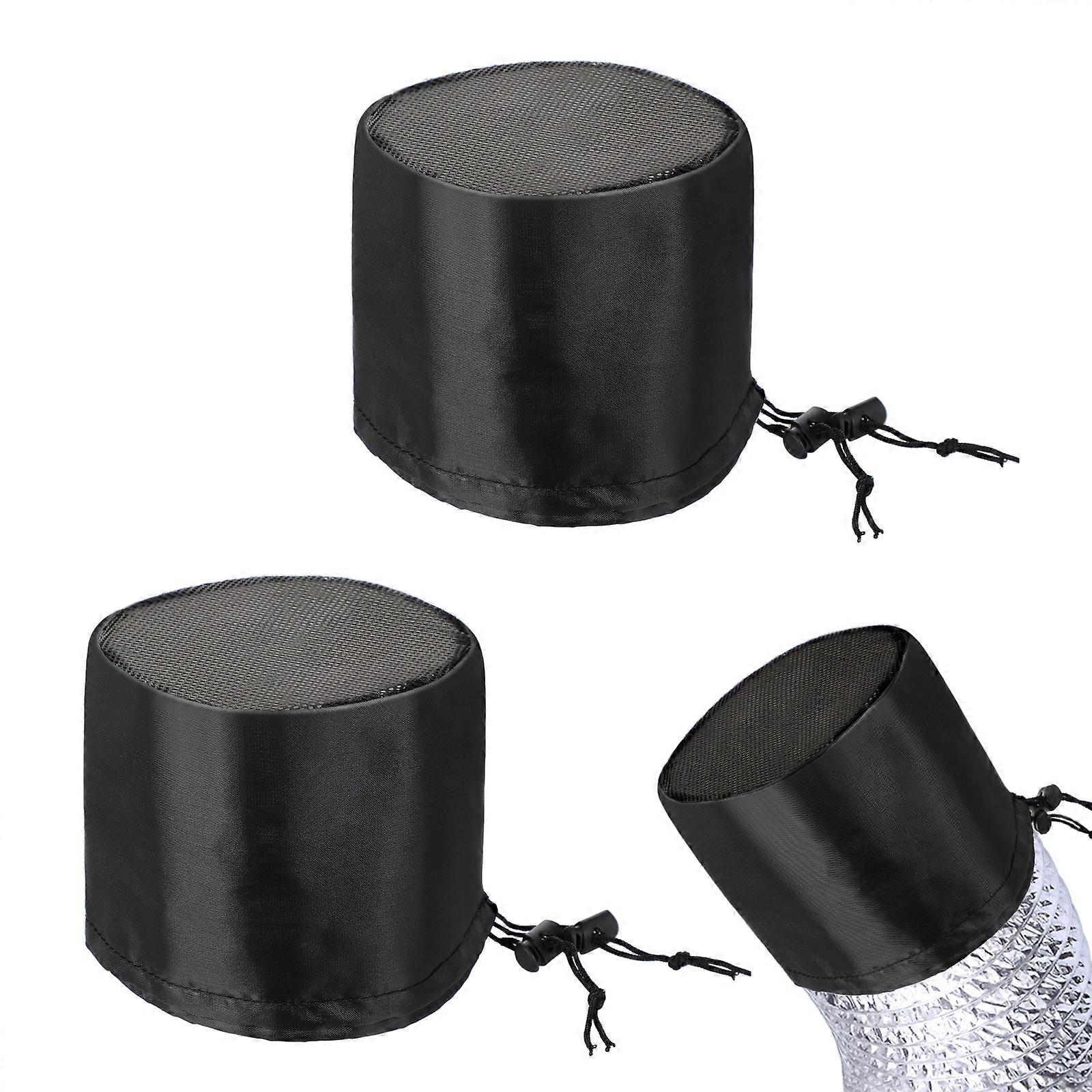 Growing Tent Ventilation Filter Cover,Tents Vent Filter Cover Durable Dust-proof Cloth Black With Elastic Band,Tents,Various styles