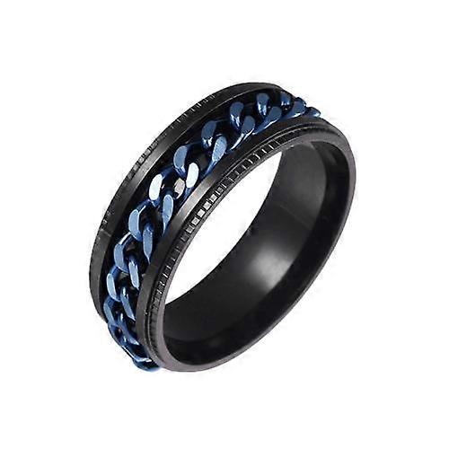 Stylish Chain Rotating Ring For Men's