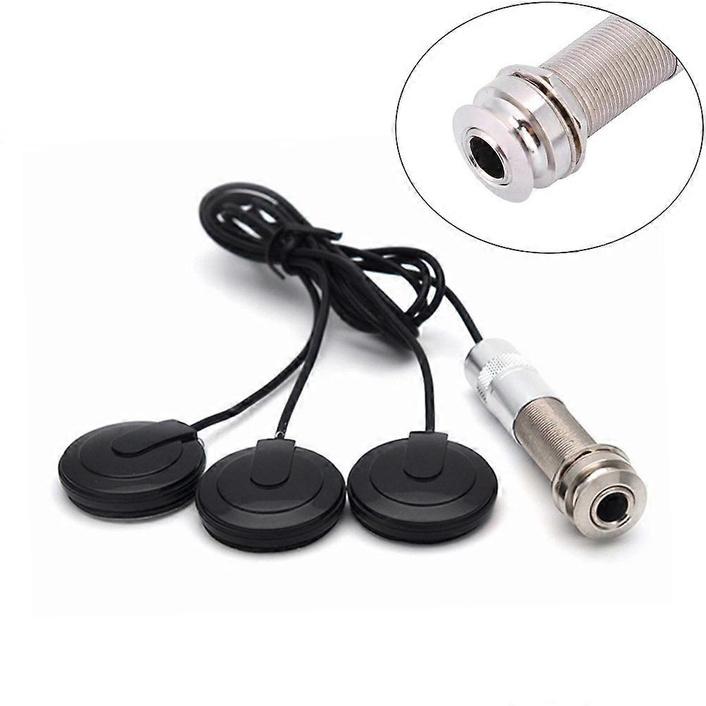 Piezo Contact Transducer for Guitar Ukulele Mandolin Instruments