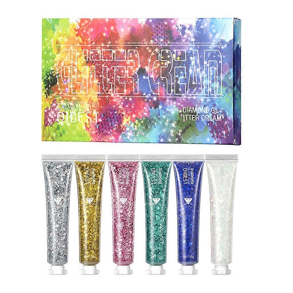 גוף נצנצים ג'ל פאייטים קרם עמיד לאורך זמן צלליות שפתיים ציפורניים עיצוב שיער