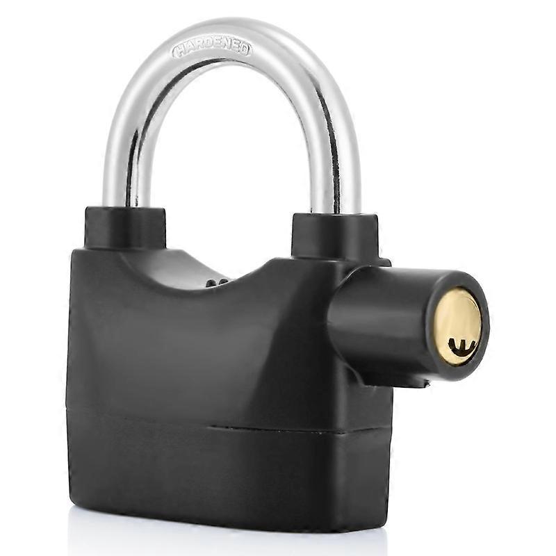 110db Alarmed Heavy Duty Weatherproof Short Shackle Padlock
