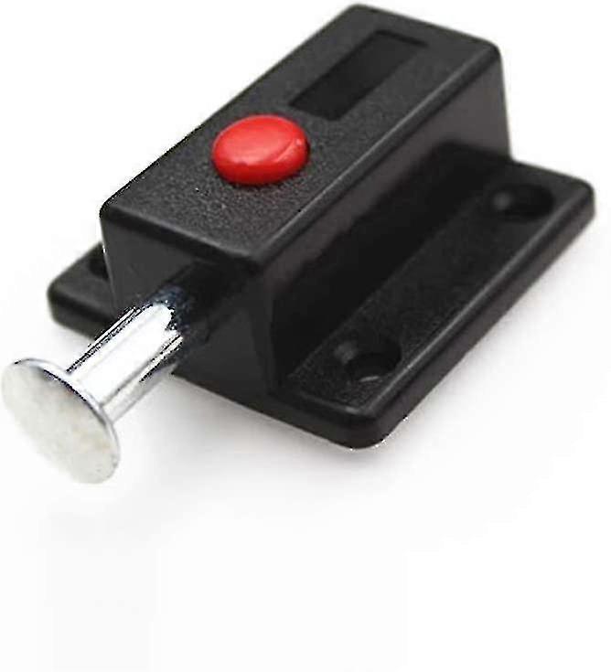 4pcs Spring Loaded Window Cabinet Knob Automatic Door Latch Lock Furniture Cabinet Drawer Door Latch With Spring Loaded Knob