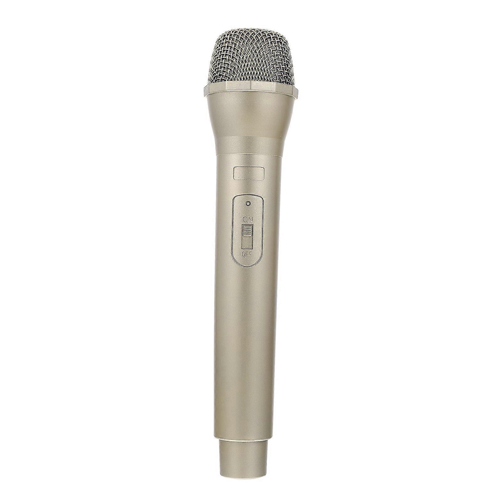 1pc Portable Simulation Microphone Karaoke Prop Pretend Play Toy for Children