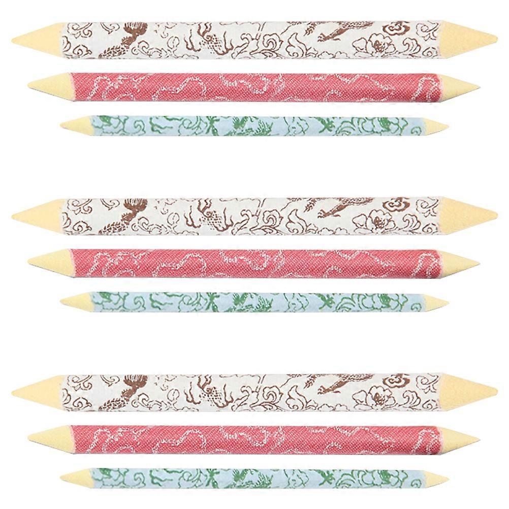 9 Pcs Blending Stumps Artist Drawing Supplies Pencil Sharpener Pointer Correction Sketch Tools Sketching Wiper