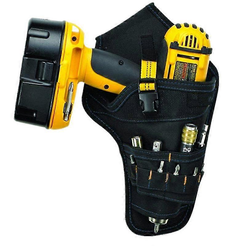 Tool Pouch, Maintenance Tool Pouch With 9 Pockets, Tape Thong, 2-inch Tunnel Loop, Great Electrician Holster