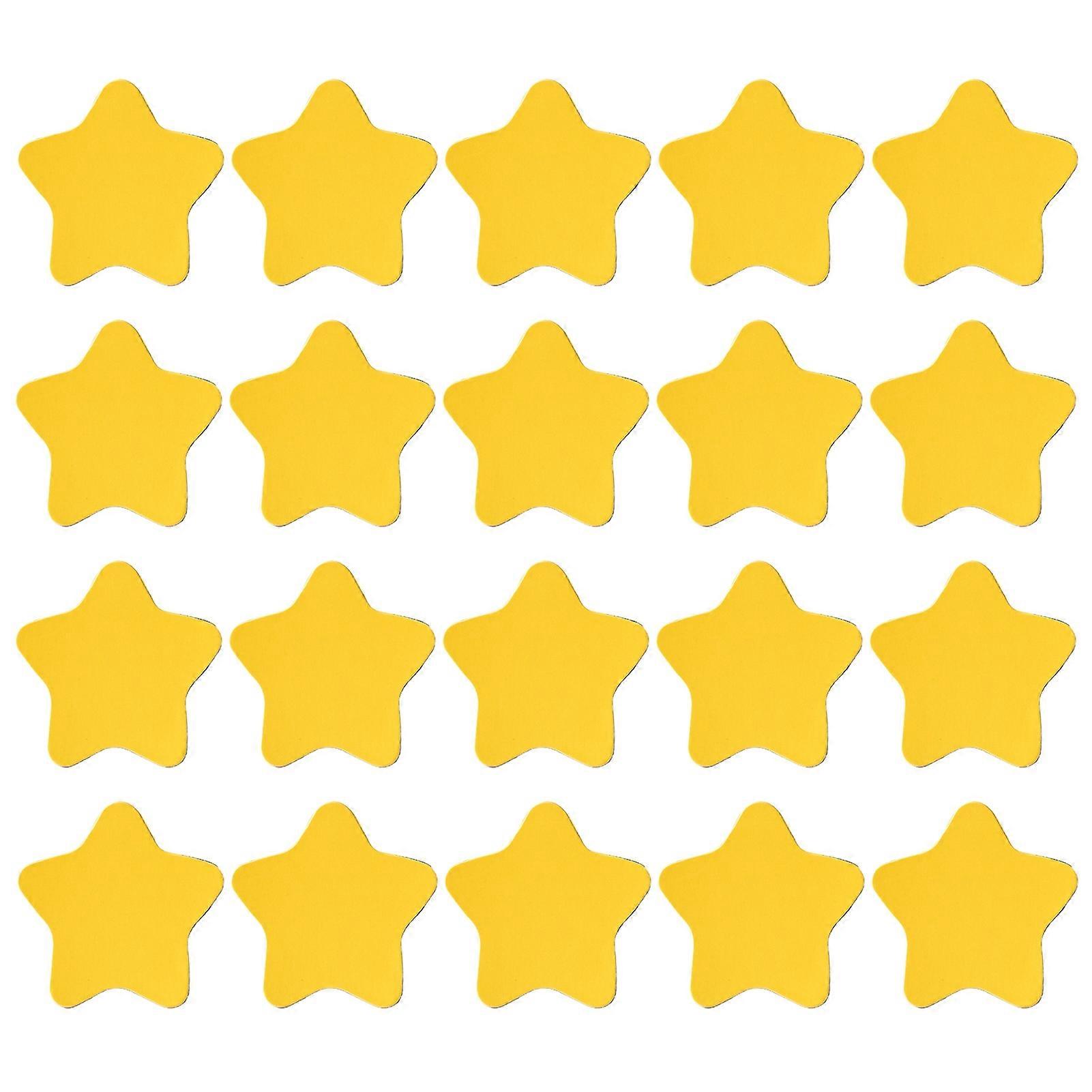 JIKAIX 20ks / Set Magnetická Samolepka Snadno Aplikovatelný Multifunkční Vícebarevný Dětský Závod Hvězdy Tabule Magnet Strana Dodávky