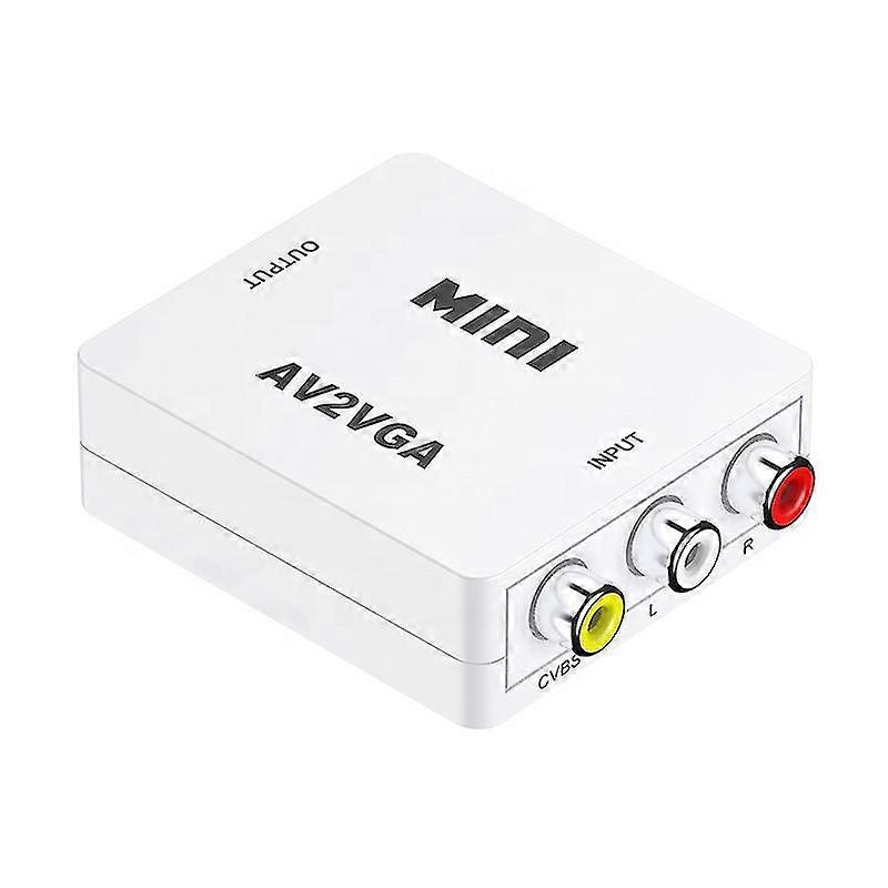 Mini Video Converter ,converter Input Composite Output(2pcs, White)