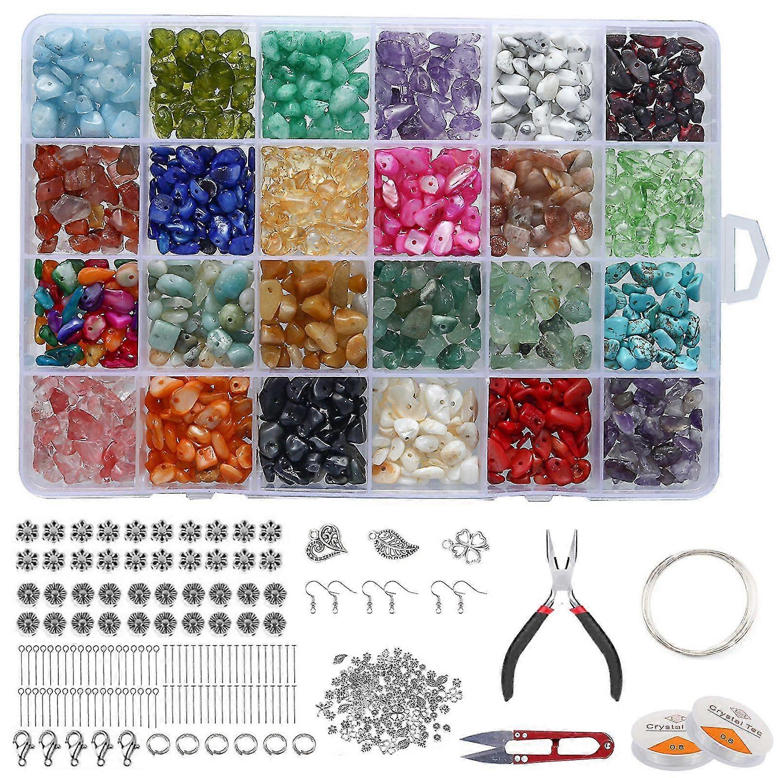 Crystal Jewelry Making Kit With Silver Pendant