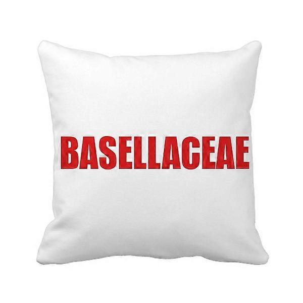 Basellaceae Flower Red  Throw Pillow Square Cover