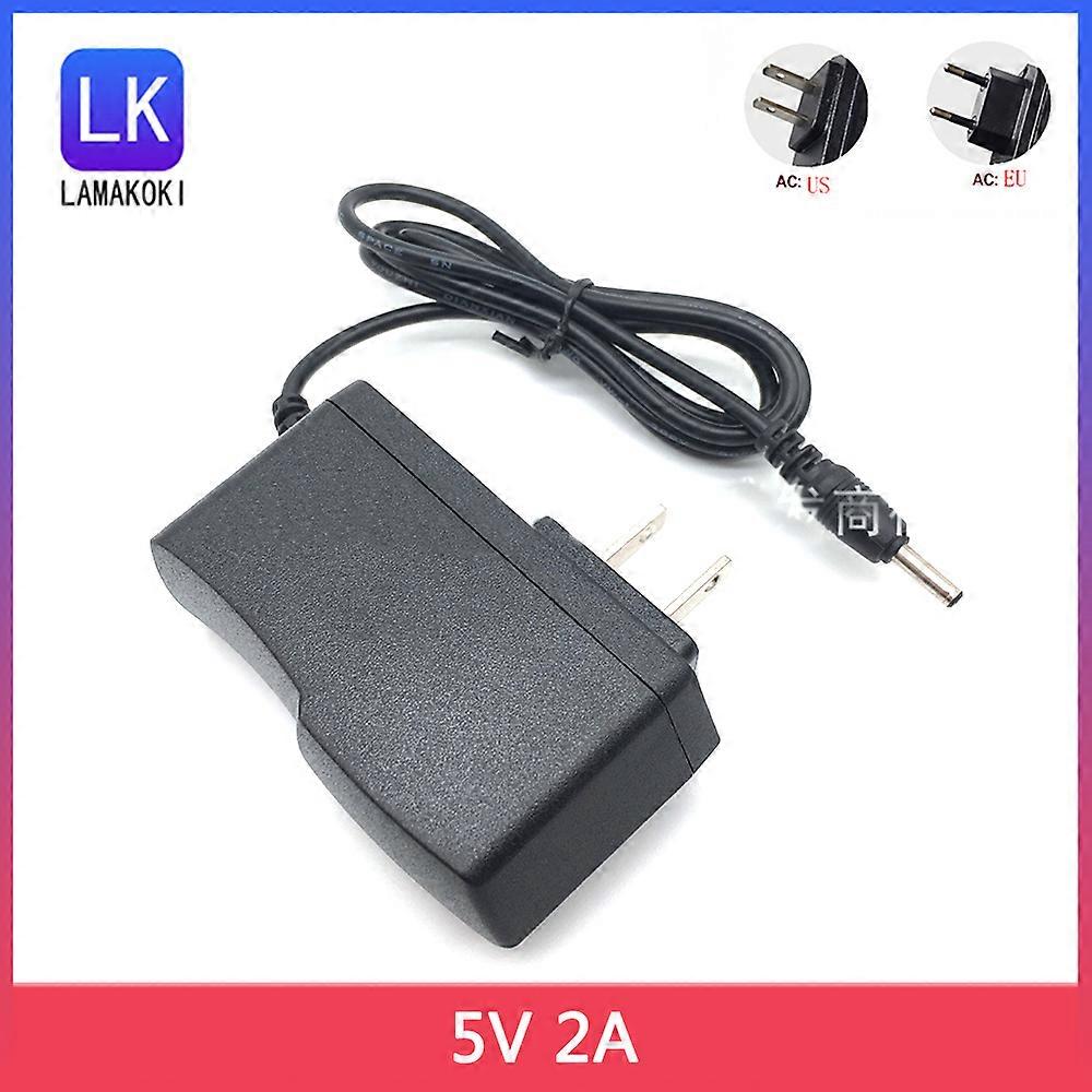 5V 2A DC Output Power Adapter EU US Plug 90-240V AC Input 100cm Cable Charger Supply For 3.5mmx1.35mm Jack USB HUB Card Reader