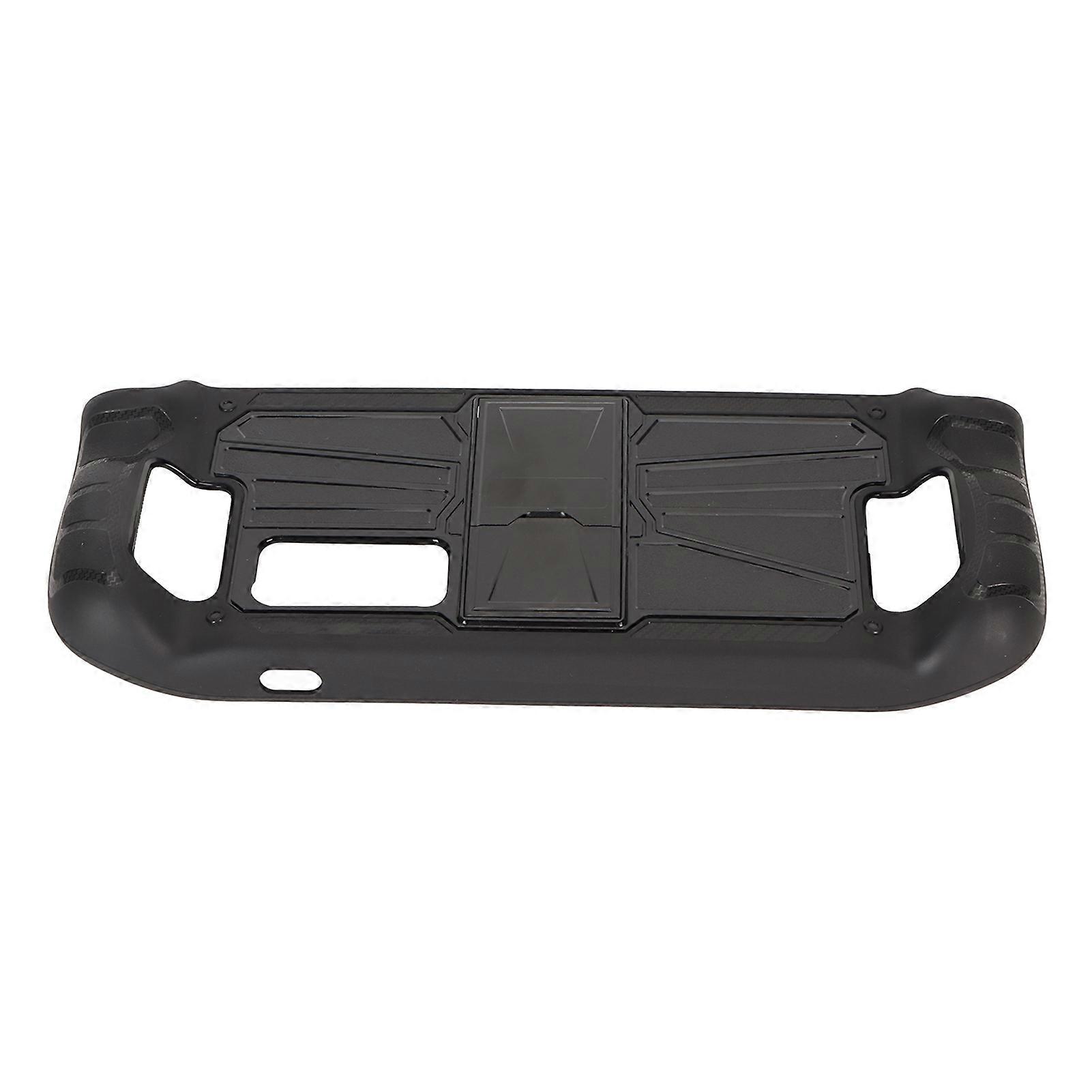 Handheld Console Protective Case Cover Precise Cutouts Drop Proof Protective Case Cover for Steam Deck Black
