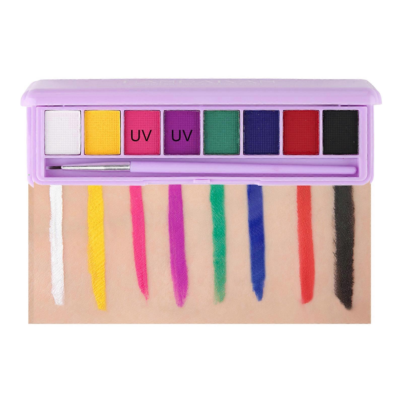 UV Body Paint Glow in the Dark for Stage Performances Makeup Eyeliner Eyeshadow - Water-Soluble