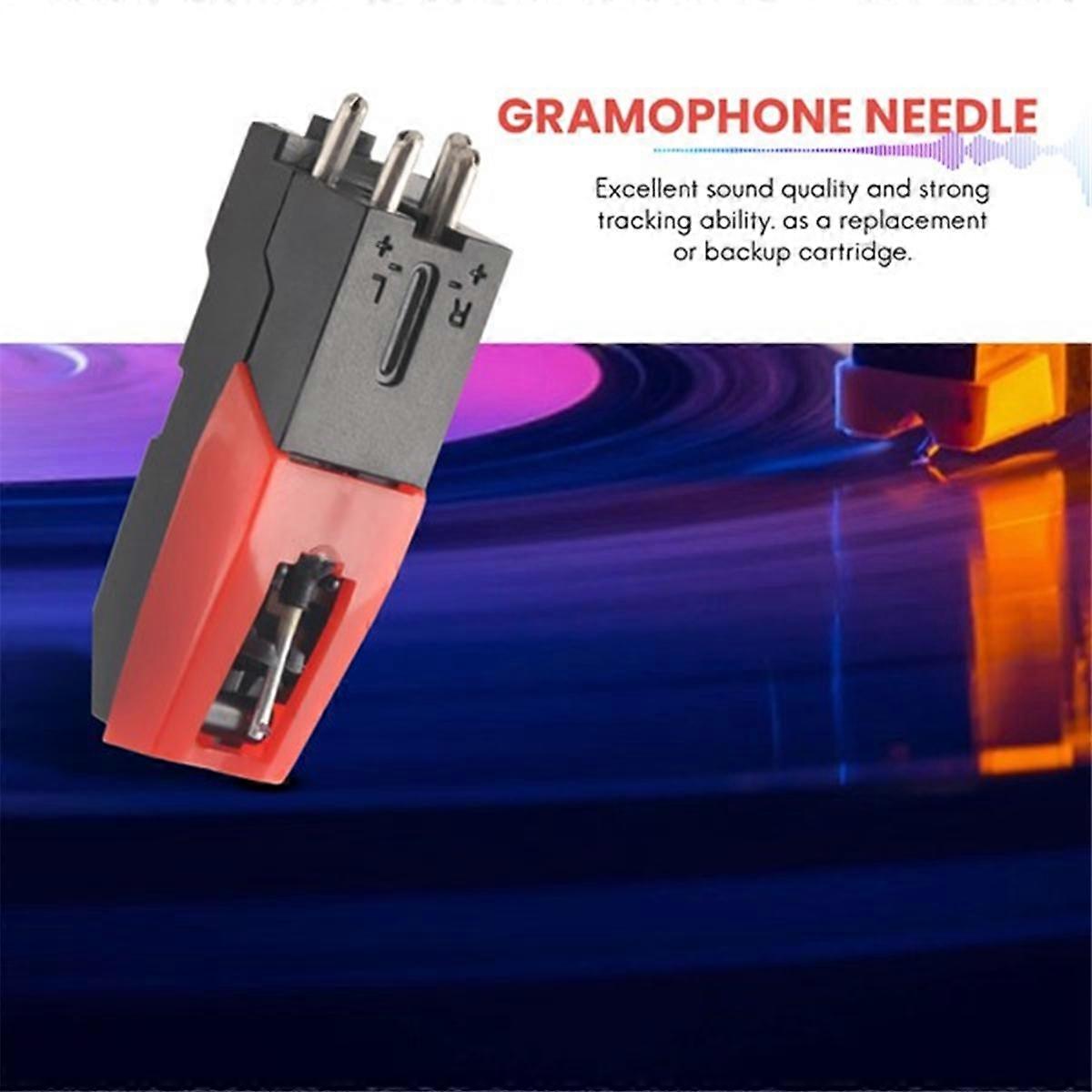 10PCS Gramophone Record Magnetic Stylus with LP Vinyl Needle Accessories for Phonograph Turntable S