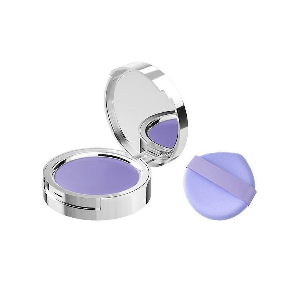 10G Lavande Mat Poudre Contrôle De L’huile Naturel Longue Durée Léger Femmes Filles Maquillage Visage Conceal Pressé Poudre De Fixation