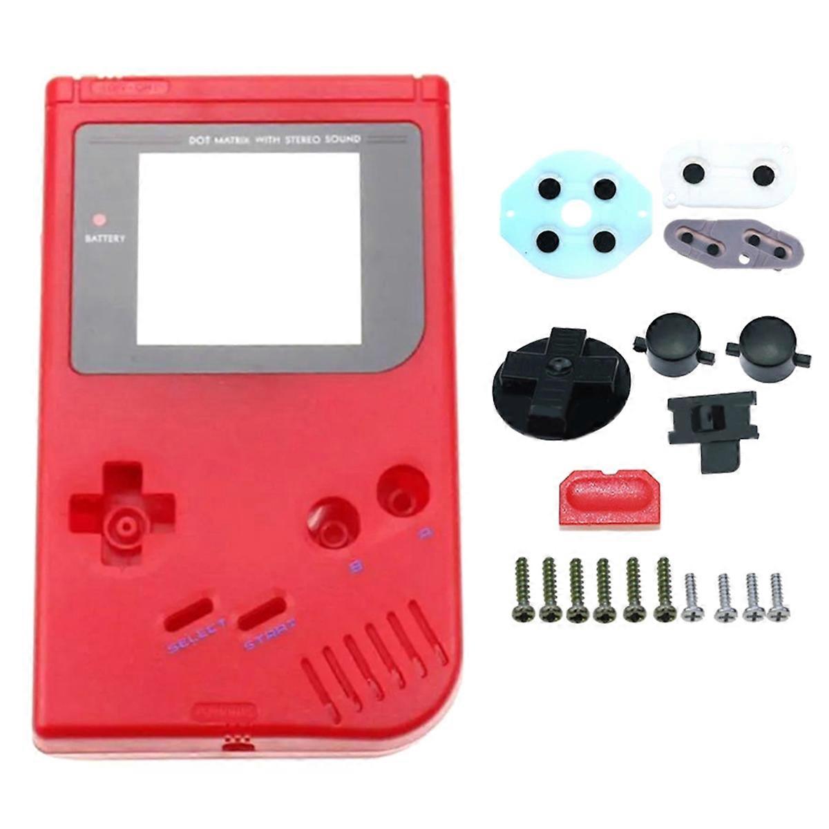 For GBP Full Set Housing Shell Cover for Gameboy Pocket GBP Game Console Protective Case with Buttons Conductive Pads C
