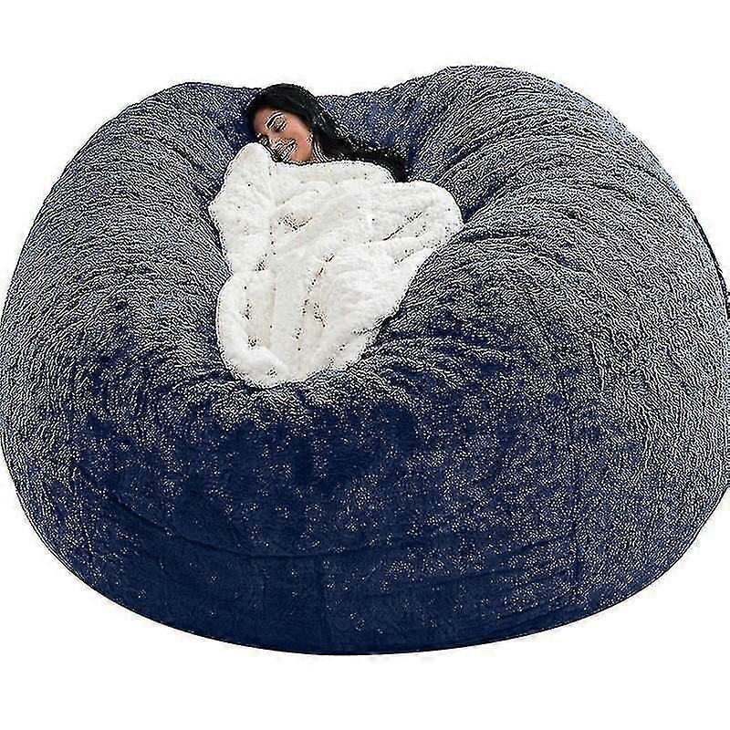 Lazy Sofa Sitzsack Kunstfell Sitzsack Abdeckung
