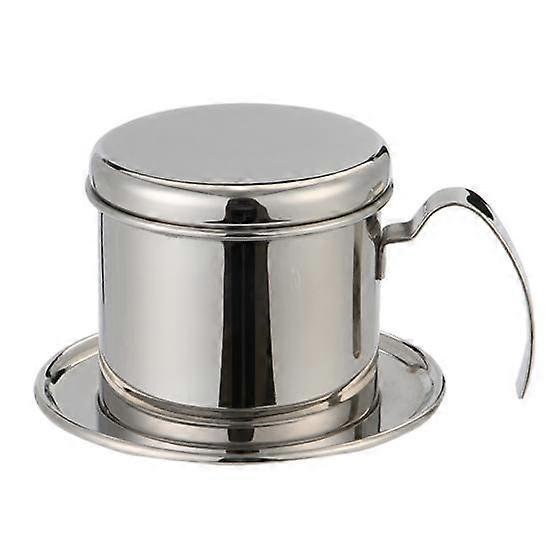 Stainless Steel Vietnamese Drip Coffee Filter Cup Pot Maker Infuser with