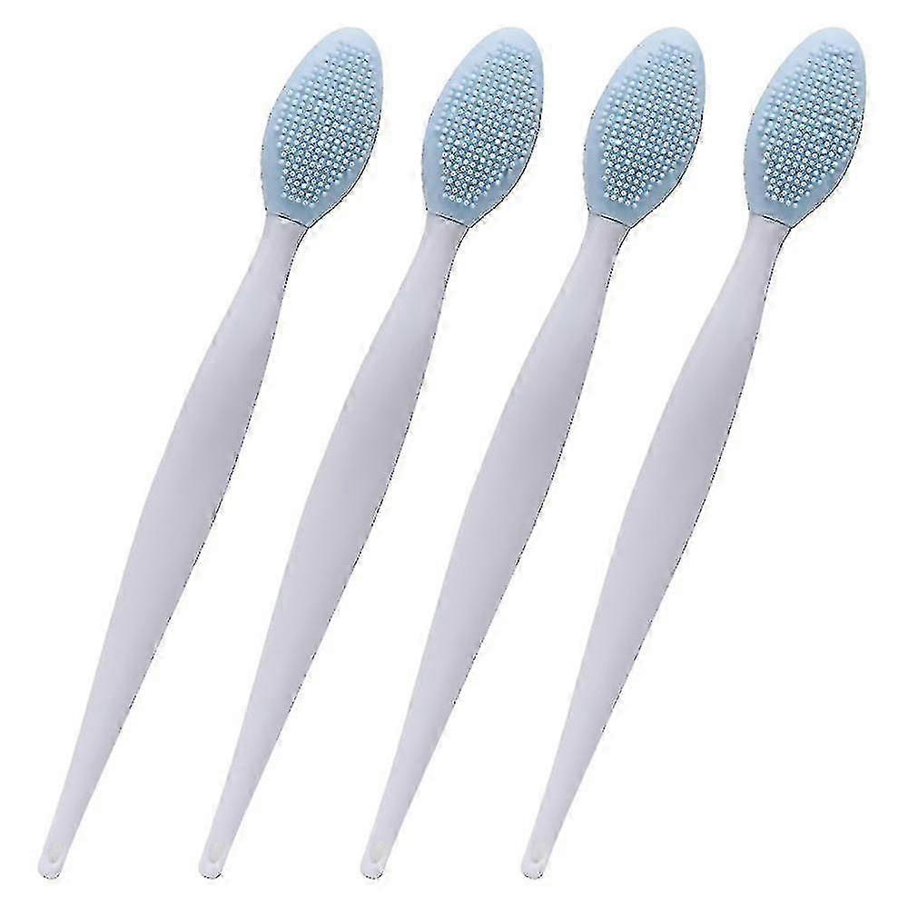 Silicone Exfoliating Lip Brush Tool Brosse à lèvres douce double face pour une lèvre plus lisse et plus pleine Apparaissentan