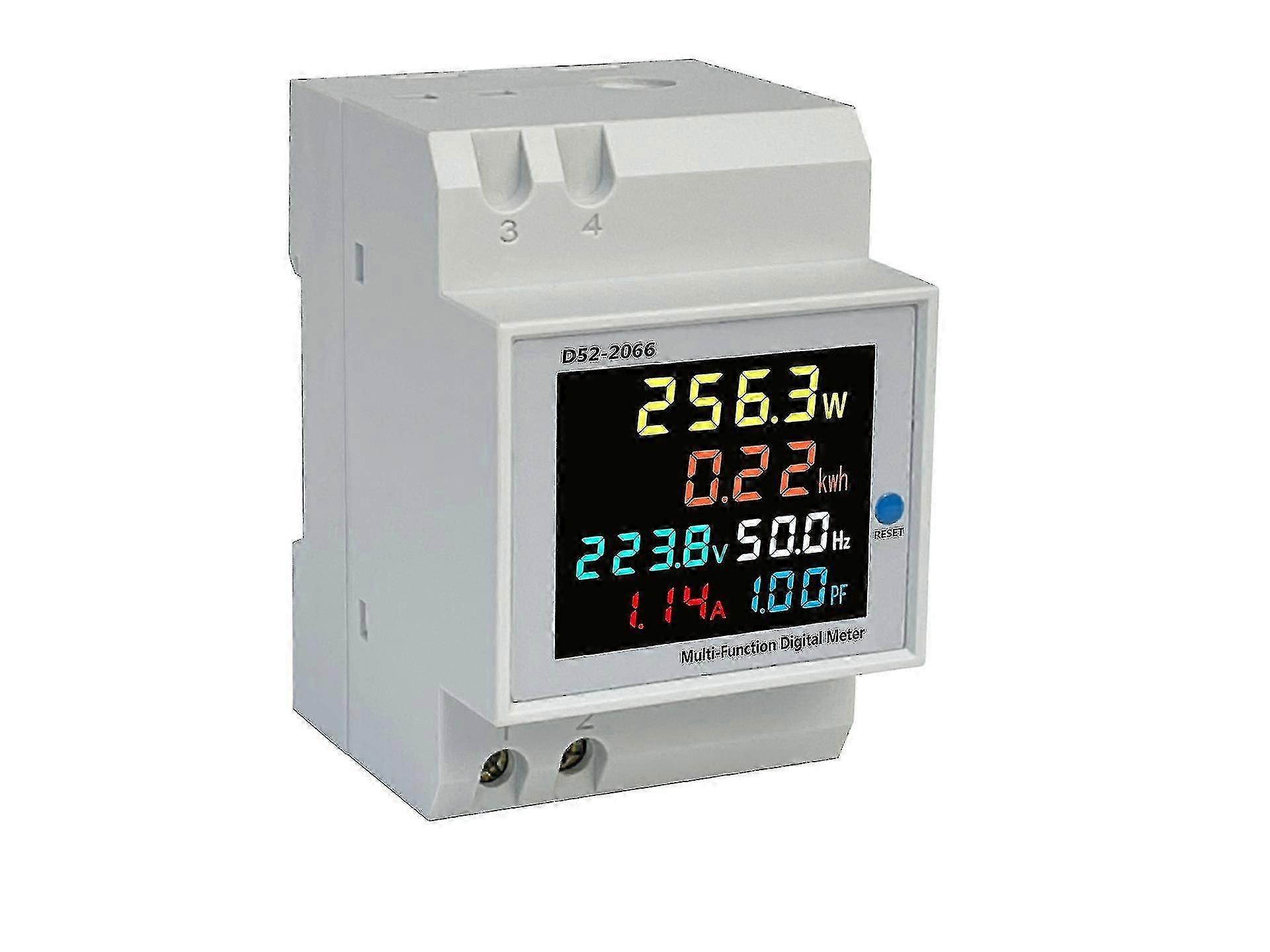 Ac40-300v 100a Digital Energy Meter Calibrated Alternating Current Meter Kwh Ammeter Voltmeter Intermediate Meter