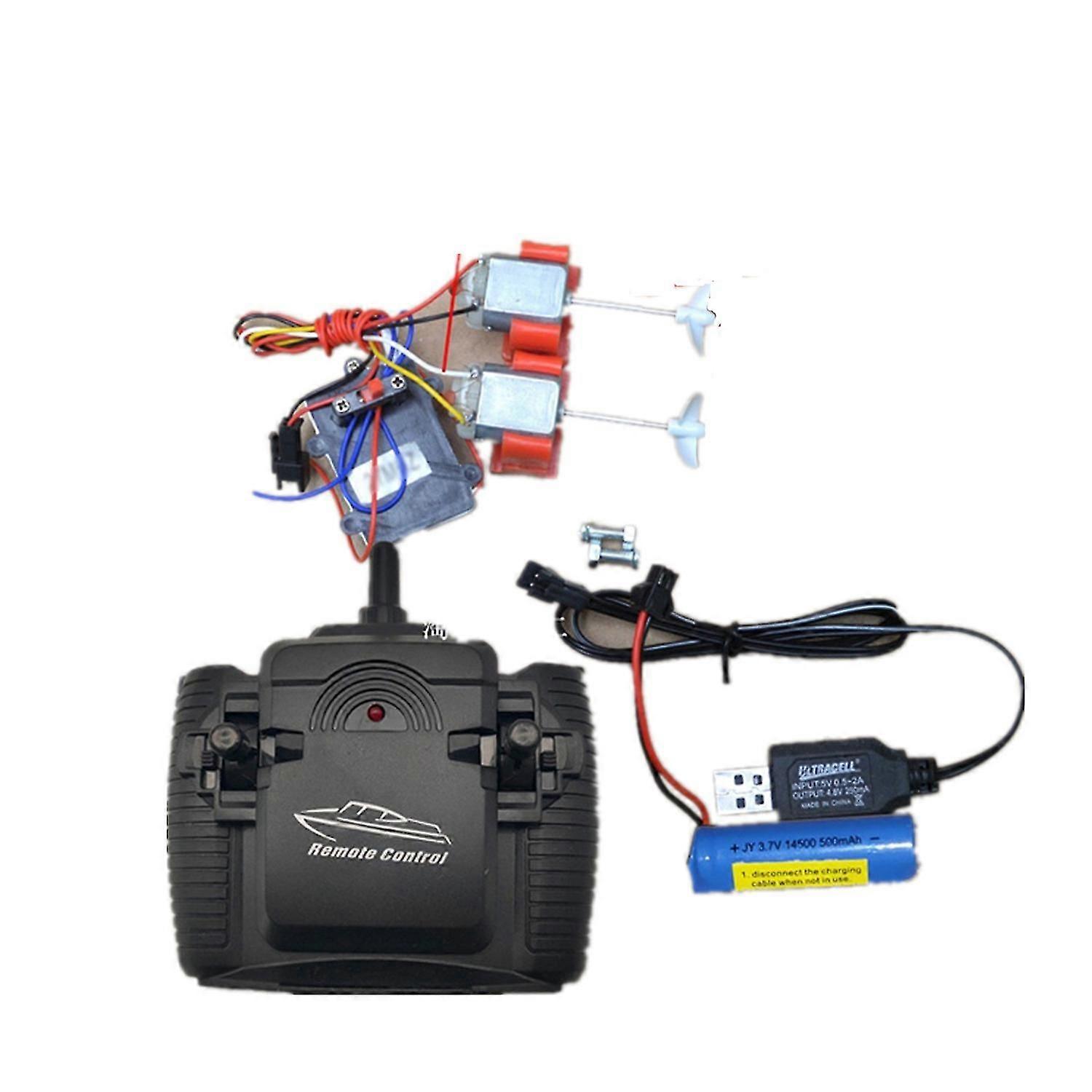 RC ボートモデルブーツキットシャフト + ソケット + モーター + プロペラ + コントローラ + レシーバキット FK - グッド