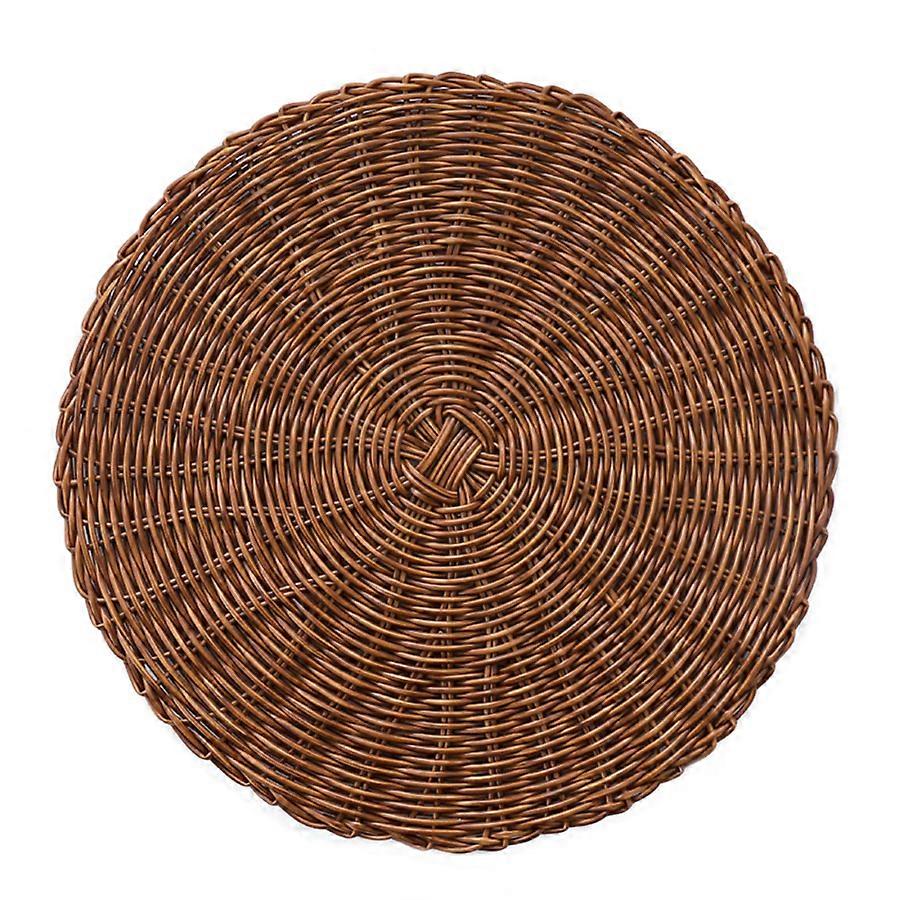 16 "PP isolé en rotin Table Mat Mariage Décor Set de table 1-4Pcs