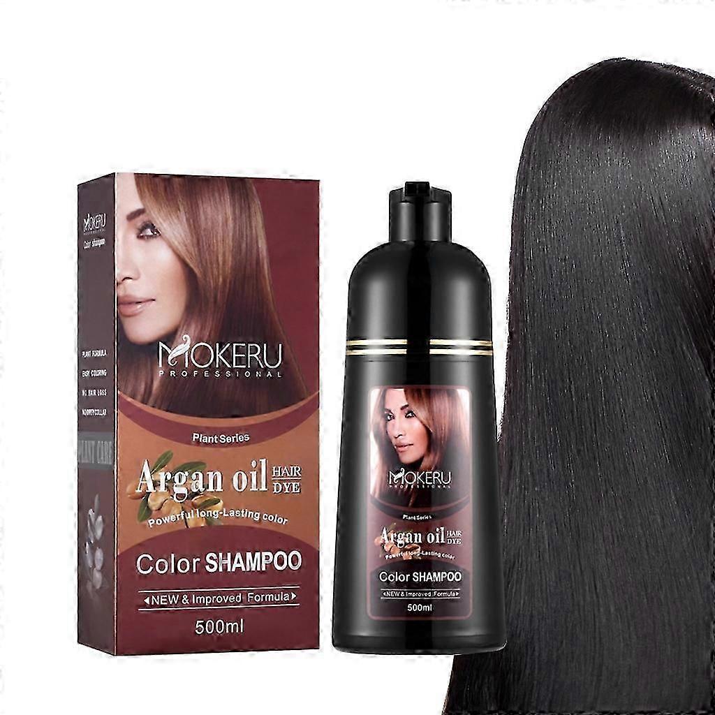 Instant Hair Color Shampoo for Gray Hair Coverage Hair Dye Shampoo in Minutes