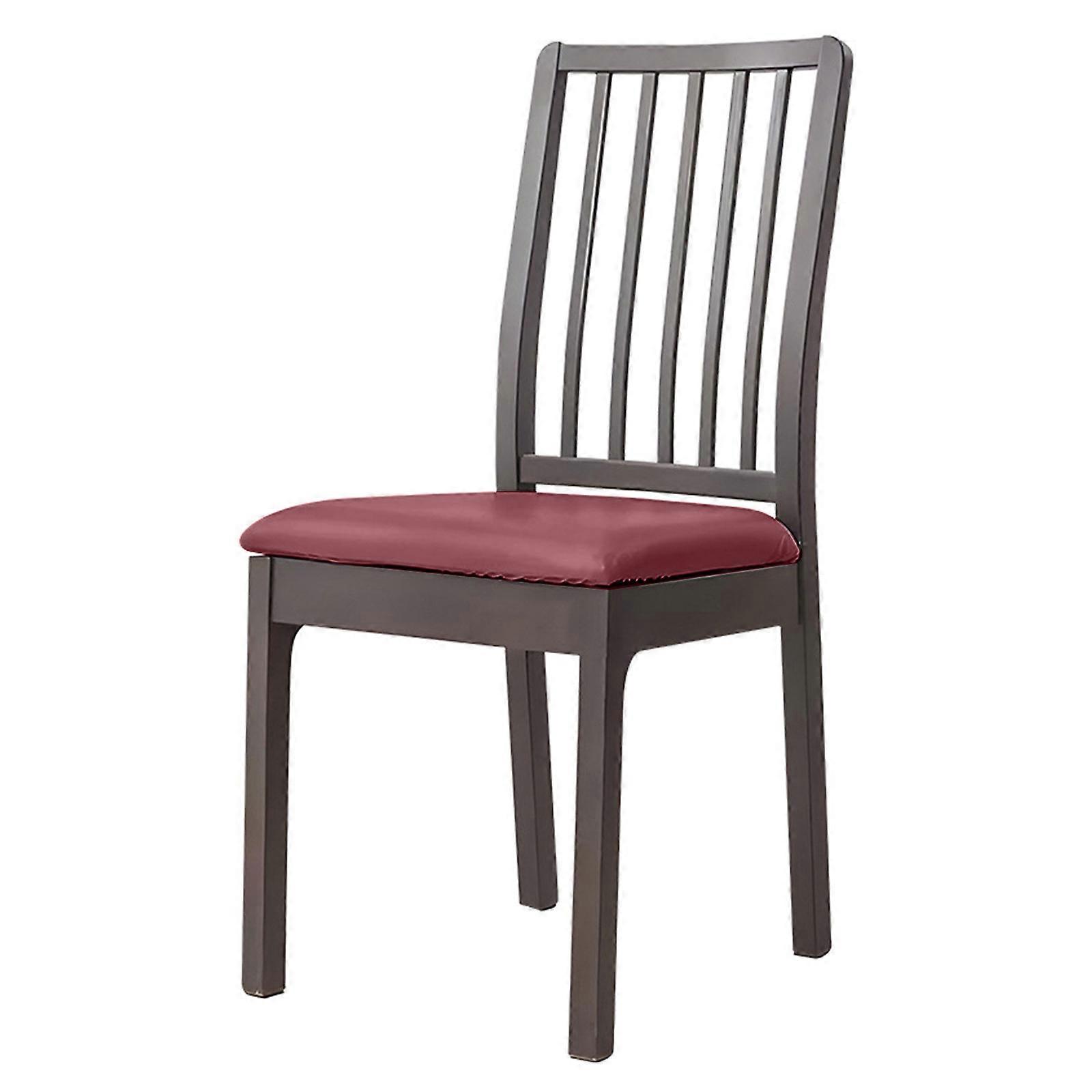 PU-läderöverdrag töjbart vattentätt stolsöverdrag resistent mot vatten och damm 1 st vinrött S