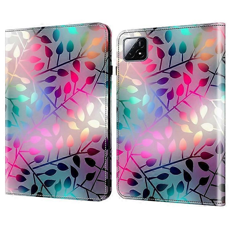 Compatible For Xiaomi Pad 6S Pro 12.4 Leather Case Pattern Printed Stand Tablet Cover
