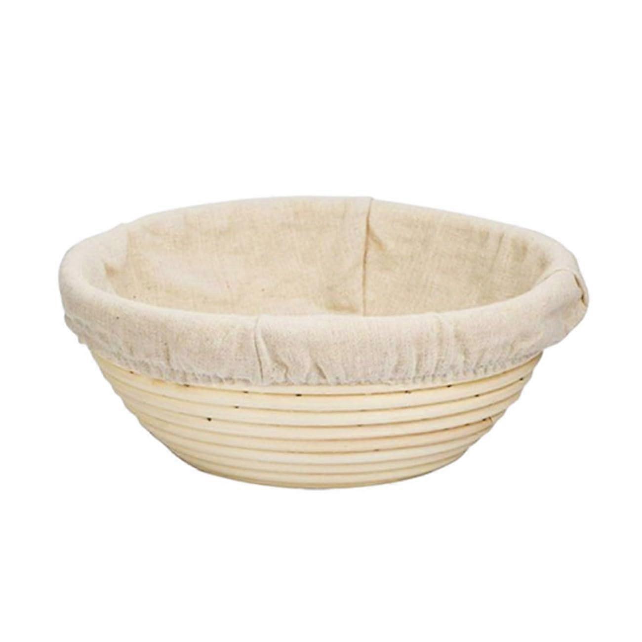 2 Set 9-Inch Round Bread Proofing Baskets for Artisan Home Baking, Rattan Material, Non-Stick Design, Durable Kitchen Tools