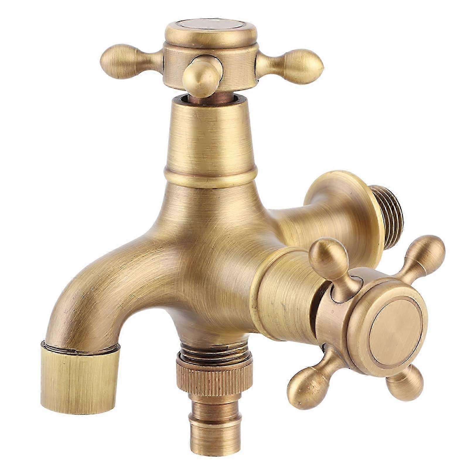 Washing Machine, G1 / 2 Inch Retro Style Wall Mounted Single Lever Tap Mop Pool Tap For Garden Sink